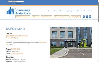 Community Dental Care - Buffalo website