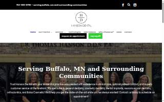 Hanson Dental website