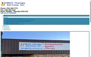 STRIVE Therapy Services, Inc. website