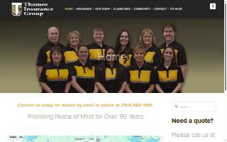 Thomes Insurance Group website