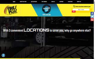 Tires Plus Total Car Care website