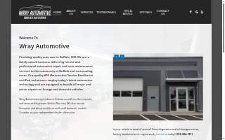 Wray Automotive website