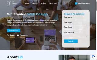 911 Geeks Website Design & SEO of Eagan website