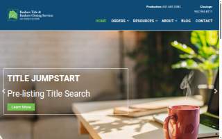 Bankers Title & Banking Closing Services website