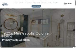 New Spaces Design-Build Remodeling website