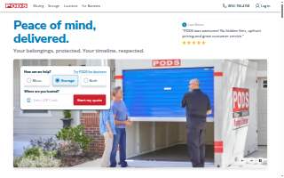 PODS Moving & Storage of Burnsville website