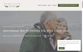 Provision Law Firm PLLC of Savage website