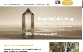 Shamballah Living website
