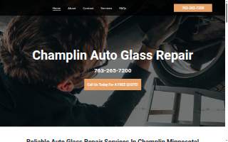 Champlin Auto Glass Repair website