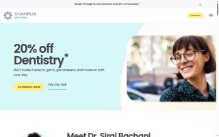 Champlin Dentistry website