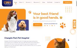 Champlin Park Pet Hospital website