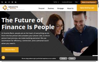 Granite Bank website
