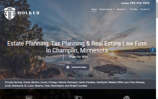 Holker Law Offices, PLLC of Champlin website