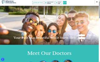 Milestone Orthodontics of Anoka website