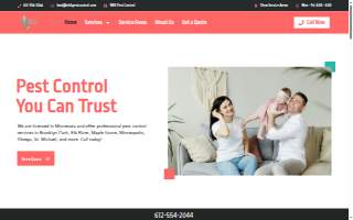 NBK Pest Control of Champlin website