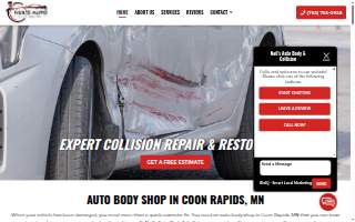 Neil's Auto Body & Collision website