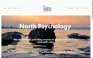North Psychology Clinic website