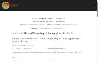 Clinical and Developmental Services of Chanhassen website