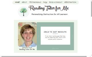 Reading Tutor for Me of Chanhassen website