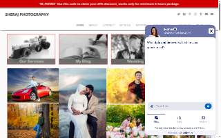 Sheraj Photography website
