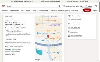 Walgreens Pharmacy of Chanhassen website