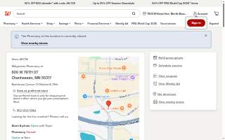 Walgreens of Chanhassen website