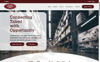Atlas Staffing - Chanhassen website