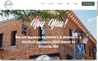 Awaken Aesthetics and Wellness website