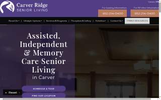 Carver Ridge Senior Living website