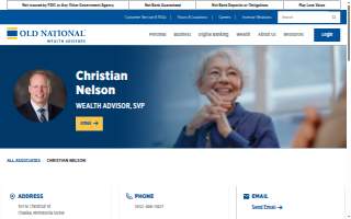 Christian Nelson - Old National Wealth Advisors website