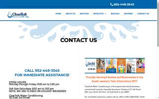 ClearSoft Water Conditioning website