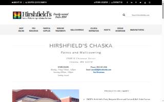 Hirshfield's Chaska website
