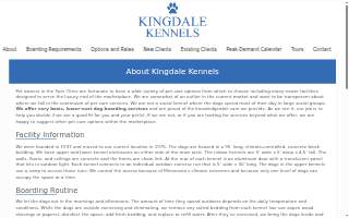 Kingdale Kennels of Chaska website