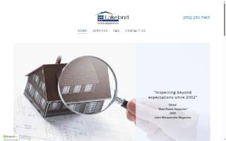 Lakeland Home Inspections website