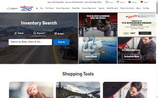 Lenzen Chevrolet Body Shop website