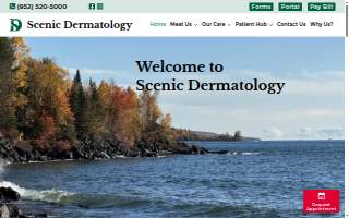 Scenic Dermatology of Chaska website