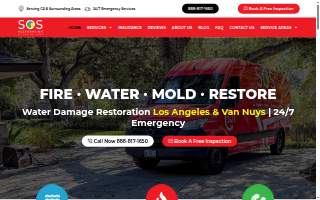 SOS Cleaning & Restoration - Chaska website