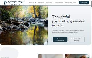 Stone Creek Psychiatry website