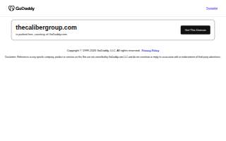 The Caliber Group website