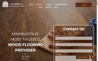 Alvarados Hardwood Flooring of Columbia Heights website
