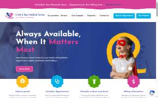Child and Teen Medical Center website