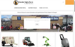 Columbia Heights Rental website