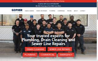 Gopher Sewer and Drain website