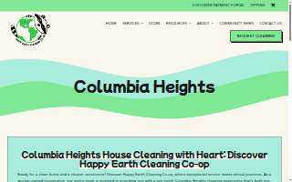Happy Earth Cleaning Cooperative website