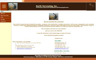 Kurth Surveying Inc website