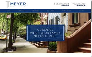 Meyer Family Law website