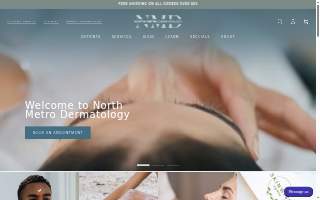 North Metro Dermatology website
