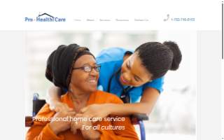 Pro-Health Care website