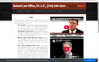 Baland Law Office, P.L.L.C. website