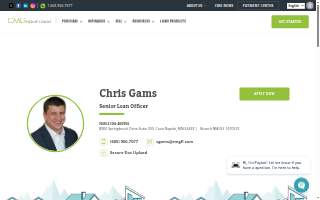 Christopher Gams website